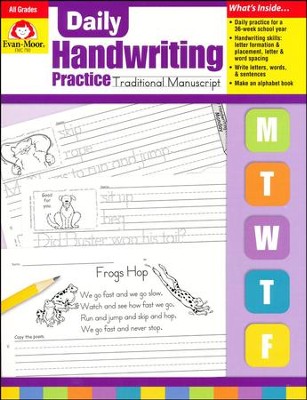 Daily Handwriting Practice: Traditional Manuscript   - 