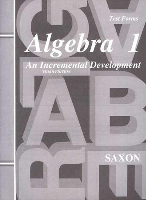 Saxon Algebra 1, Test Forms   -     By: Saxon

