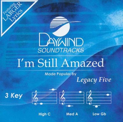 I'm Still Amazed Accompaniment, CD  -     By: Legacy Five
