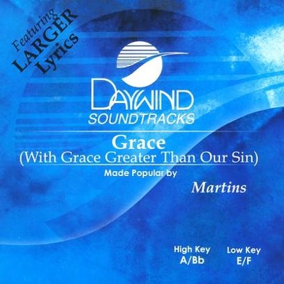 Grace, Accompaniment CD   -     By: The Martins
