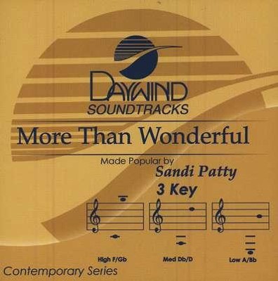 More Than Wonderful, Accompaniment CD   -     By: Sandi Patty
