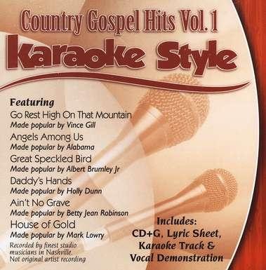 Country Gospel Hits, Vol. 1, Karaoke CD   - 