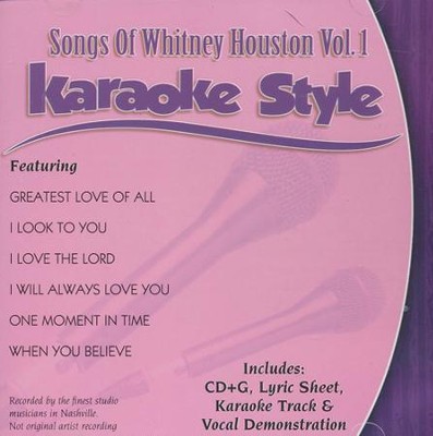 Songs of Whitney Houston, Volume 1   - 