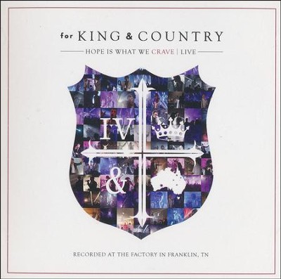 Hope Is What We Crave: Live CD/DVD   -     By: for KING & COUNTRY
