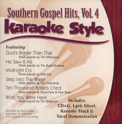 Southern Gospel Hits, Volume 4, Karaoke Style CD     - 