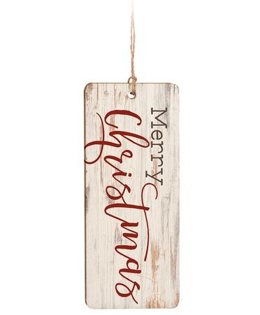 Merry Christmas Farmhouse Ornament Christianbook