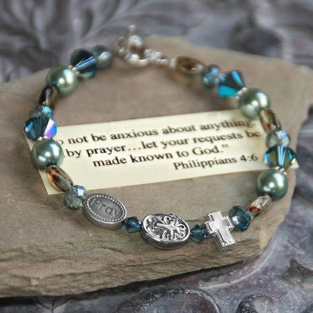 Do Not Be Anxious About Anything Stunning Colors Bracelet