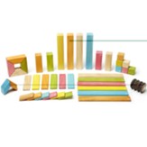 Magnetic Wooden Blocks, 42-Piece Set, Tints