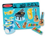 Musical Instruments Sound Puzzle, 8 pieces