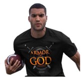 Armor Of God, Short Sleeve Regular Fit Tee Shirt, Black, Adult 4x-Large