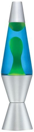 Lava Lamp, 14.5 Inches, Blue and Yellow