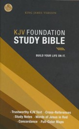 KJV Foundation Study Bible, hardcover