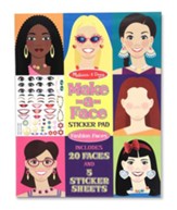 Make-a-Face, Fashion Faces, Sticker Pad