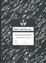 Black Learning Log Formatted for Spell to Write and Read