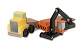 Trailer and Excavator Playset