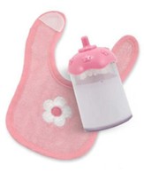 Mine to Love Milk Bottle and Bib Set