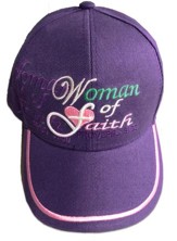 Woman of Faith Cap, Purple