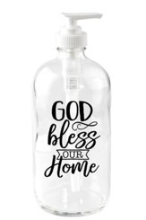 God Bless Our Home Soap Dispenser