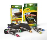 Crayola Washable Dry Erase Bright Crayons, 8 Pieces