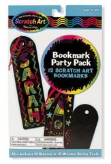 Scratch Art, Bookmark Scratch Art Party Pack