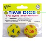 Time Dice, Pair of Yellow (AM), 6 Sets