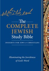 The Complete Jewish Study Bible, Flexisoft, Dark Blue, Thumb  Indexed