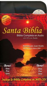 Santa Biblia Completa RV 2000, 64 CDs de Audio / 2 CDs MP3   (RV 2000 Complete Holy Bible, 64 Audio CDs / 2 MP3 CDs)