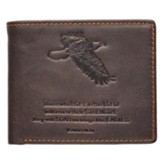 Isaiah 40:31 Genuine Leather Wallet