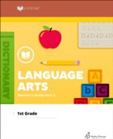 Lifepac Language Arts Grade 1 Teachers Guide Pt. 2