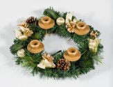 Traditional Pine Cone Advent Wreath