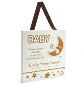 Personalized, Baby - Gift from God Plaque, White