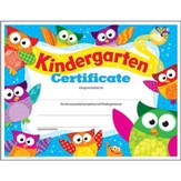 Kindergarten Certificate  (Owl-Stars!) PK-K Certificates & Diplomas