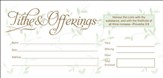 Tithe & Offerings (Proverbs 3:9) 52 Envelopes, Bill size