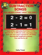 Audio Memory Subtraction Songs Book Only