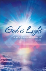 God is Light (1 John 1:5) Bulletins, 100