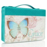 Grace, Butterfly Bible Cover, Large