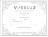 Scrollwork Marriage Certificates (1 Thessalonians 3:12, NIV)/package of 6