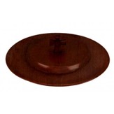 Walnut Finish Hardwood Communion Tray Cover