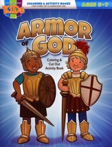 Armor of God Coloring & Cut Out Activity Book--Ages 5 to 7
