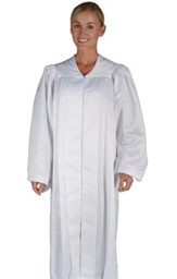Traditional Choir Robe, White, Medium