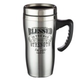 Blessed is the Man, Stainless Steel Travel Mug