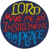 Instrument Thy Peace Magnet, Set of 4