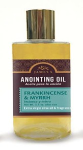 Anointing Oil, Frankincense and Myrrh (3.5 ounce) Altar Size