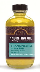 Anointing Oil, Frankincense and Myrrh (4 ounce) Refill