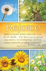 Make A Joyful Noise (Psalm 100:1,5, KJV) Bulletins, 100