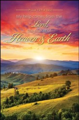 Heaven and Earth (Psalm 121:2, NIV) Bulletins, 100