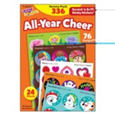 All-Year Cheer Stinky Stickers Scratch Sniff Variety Pk 2 Pk
