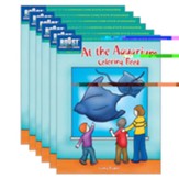 Boost At The Aquarium Coloring Book, Grade PK-K, 6 pack
