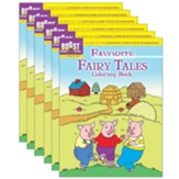 Boost Favorite Fairy Tales Coloring Book, Grades PK-K, 6  pack