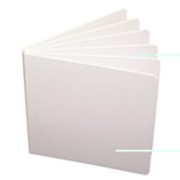 White Hardcover Blank Book 5 X 5 - Set of 6
